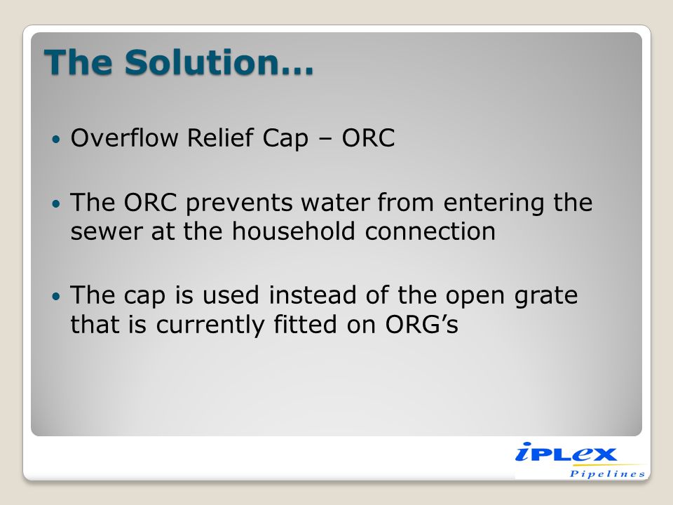 Overflow outlet relief cap